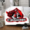 Crusader Flannel Blanket Soft All-Season Throw, Design for Camping, Car Travel, Hiking Sofa, Bed, Office Perfect Gift for Parties
