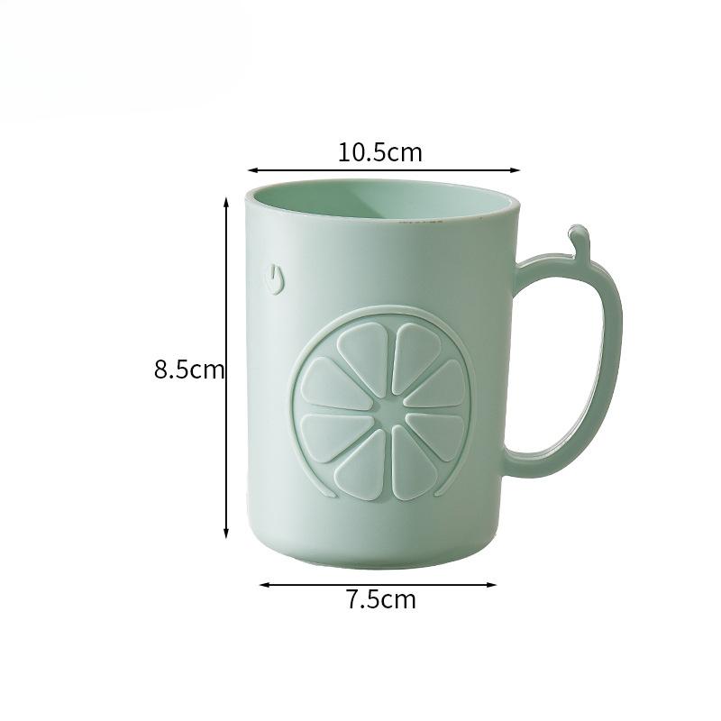 

Мультяшный стакан для полоскания рта для детей, стакан для кофейного столика в гостиной, стакан для зубных щеток для пары 501-600ml зелёный