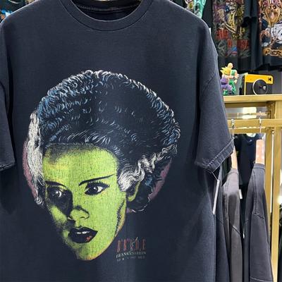 The Bride Of Frankenstein Movie Classic Style T Shirt Full Size S-5XL Unisex T-Shirt