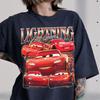 Lightning McQueen Comfort Colors Shirt, Vintage Disney Cars Tee, Retro Race Car Graphic Tee, Piston Cup Fan Shirt, Pixar Movie Shirt