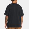 Under Armour Letter Print Loose Fit Training Sports Crew Neck Short Sleeve T-Shirt Men Tops Black 1385573-001
