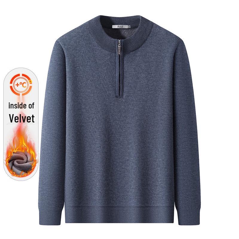 

SNOWFLYING Men s Wool Blend Half-Zip Pullover Sweater 2XL