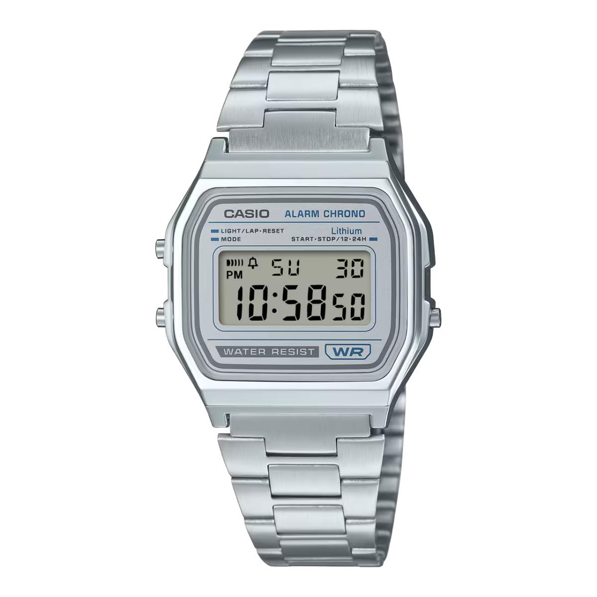 Casio Vintage Retro Digital Bracelet Watch A158WEA-7EF