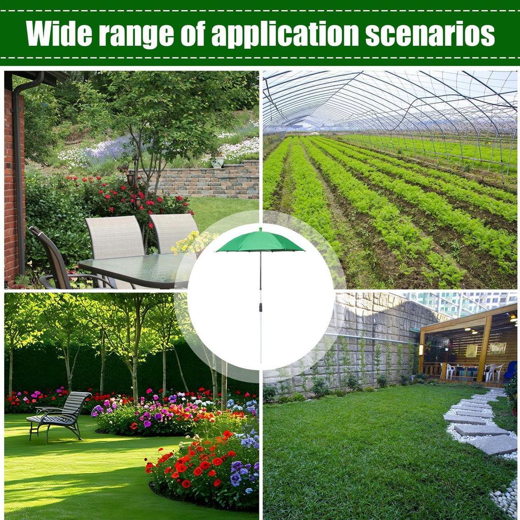 Plant Shade Umbrella Outdoor Plant Parasol Sun Protection Shade Cover Sunshade Accessories For Flower Beds Deck Poolside