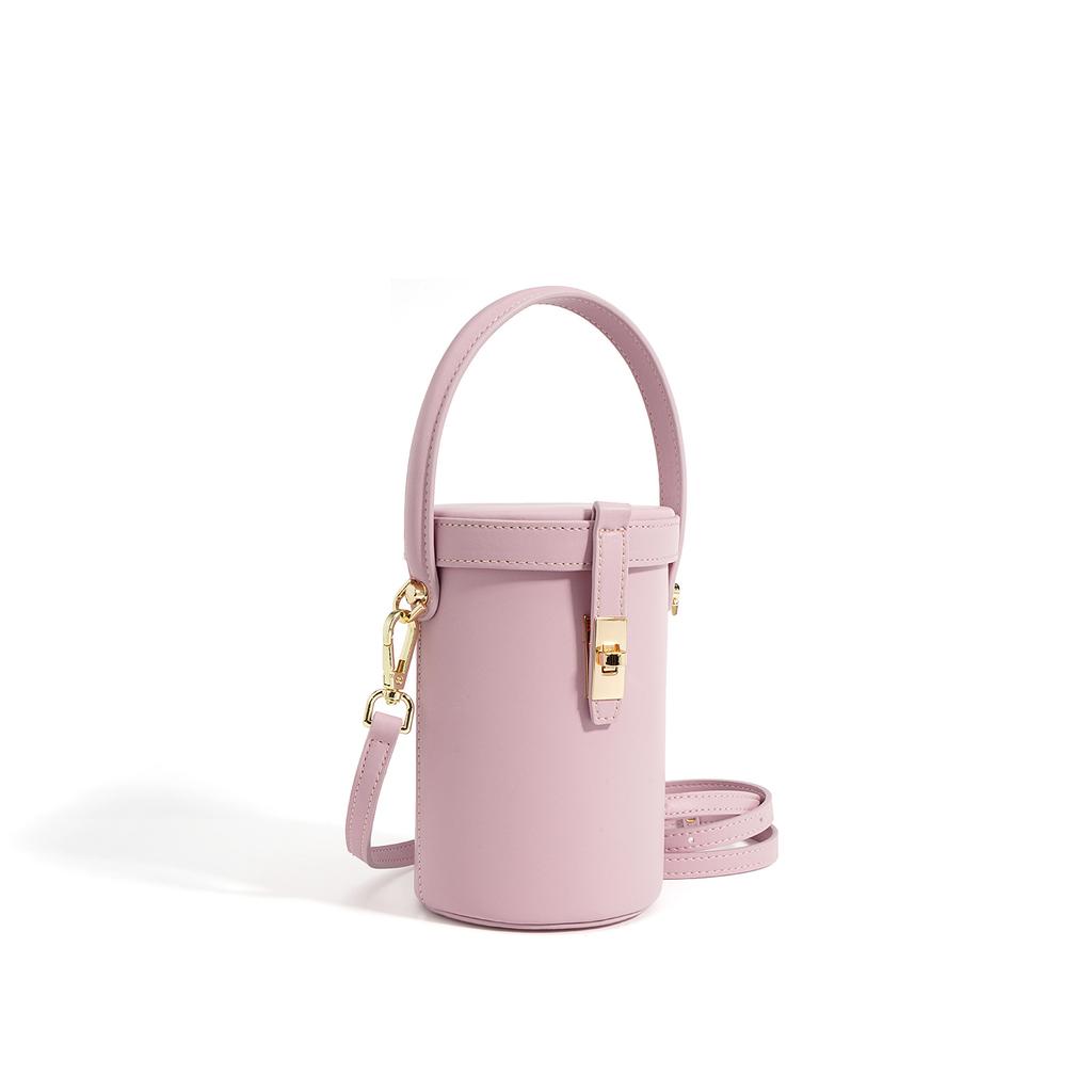 New Cylinder Bag Bucket Bag Women's Bento Bag Crossbody Small Cylinder Bag Mini Fashion Handbag