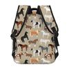 Horse Breeds Pattern Backpack Hot Sale Daypack Large Capacity Kids BookBag School Bag Shoulder Bags for Men Women
