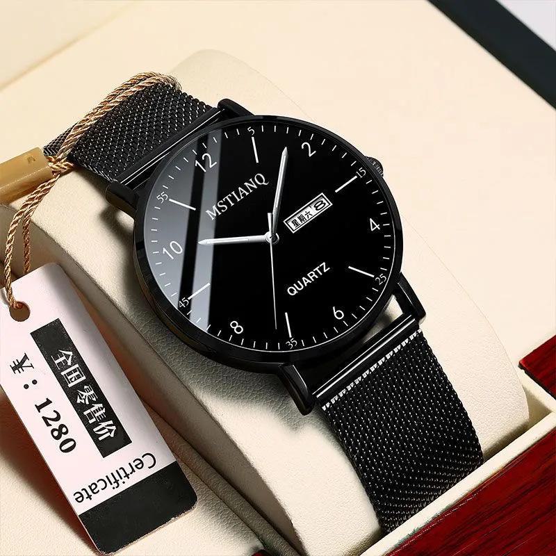 2024 Świecący Cichy Zegarek dla Uczniów Gimnazjum - Wszechstronny Styl Męski Wysokiej Wartości