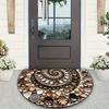 60*90cm Colorful Pebble Welcome Door Mat - Non-Slip Rubber Backing, Absorbent Doormat for Indoor/Outdoor, Decorative Entrance Mat for Home