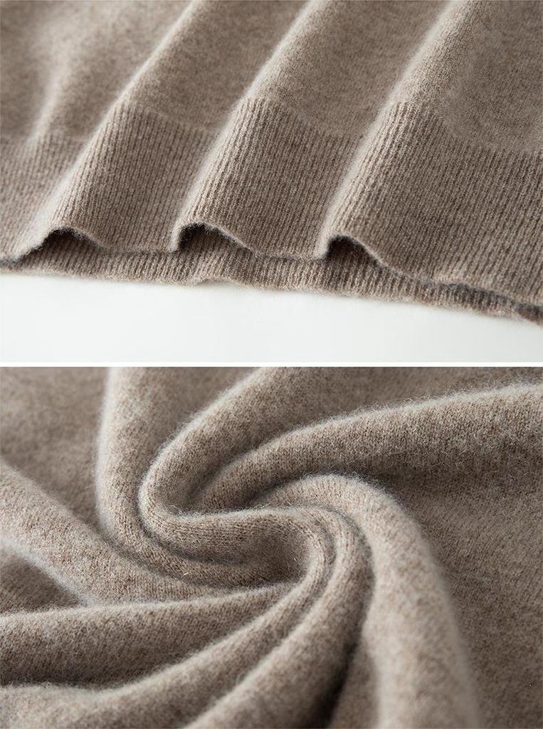 2026 Autumn/Winter Pure Wool Sailor Collar Loose Knit Sweater