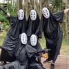 Japanese No Face Man Cosplay Costume Unisex Halloween Anime Carnival Party Adult Clothing Including Ghost Mask Gloves Comic Con