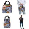 Grizzy And The Lemmings Cartoon Insulated Lunch Bags for Men Women Food Container Bags Reusable Thermal Cooler Lunch Boxes
