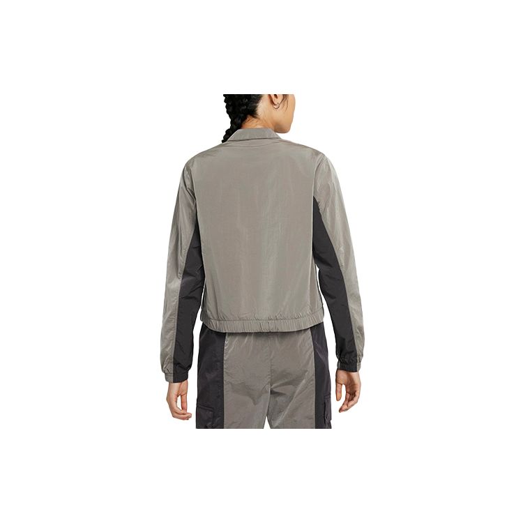 Jordan Essentials Lightweight Water-Repellent Woven Jacket Women Jacket Grey DD6993-286