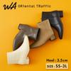 Short Boots Boots Side Switching Chunky Heel Square Toe Soft Cm [Oriental Traffic] Women's BLACK(23AW) 23.0~23.5