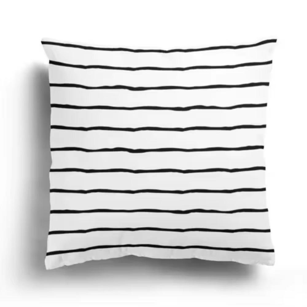 Modern home living room decoration pillowcase sofa cover x cushion cover x Nordic x autumn black white simple