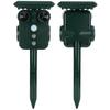Ultrasonic Animal Repellent Solar Powered Mouse Snake Repeller for Outdoor Farm 3.7V/250MA