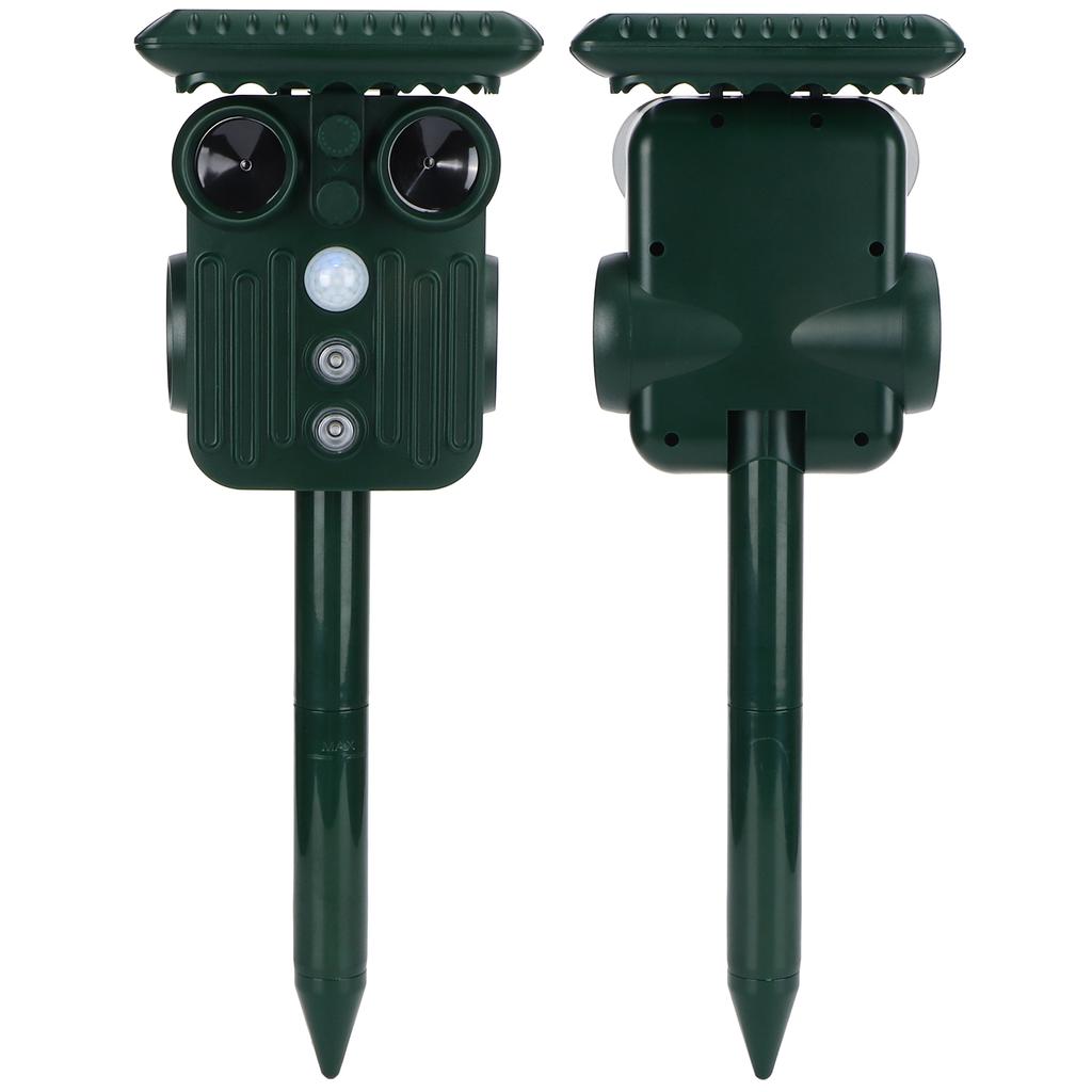 Ultrasonic Animal Repellent Solar Powered Mouse Snake Repeller for Outdoor Farm 3.7V/250MA