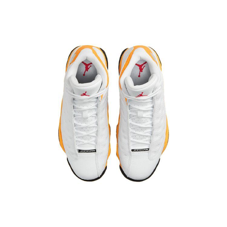 Air Jordan 13 Retro Del Sol Men Sneakers White University-Red Black 414571-167