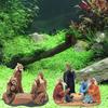 Classic Fish Tank Ornament Handmade Pollution-free Realistic Traditional Chinese Old Man Miniature