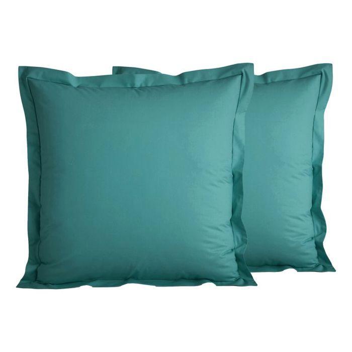 Parure de draps percale de coton peigné "Julian" 4 pièces pour lit 140 x 190 cm Coton Pur