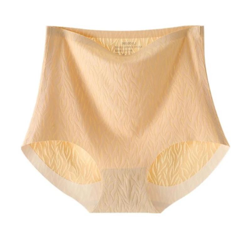 Soft Seamless Panties Breathable M-2XL Fashion High Waist Seamless Briefs Underwear High Waist Panties Women Intimates