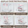 6 Pack Baseball Display Case,Baseball acrylic storage box, Autographed Baseball Clear Display Case Cube, Baseball Display Case