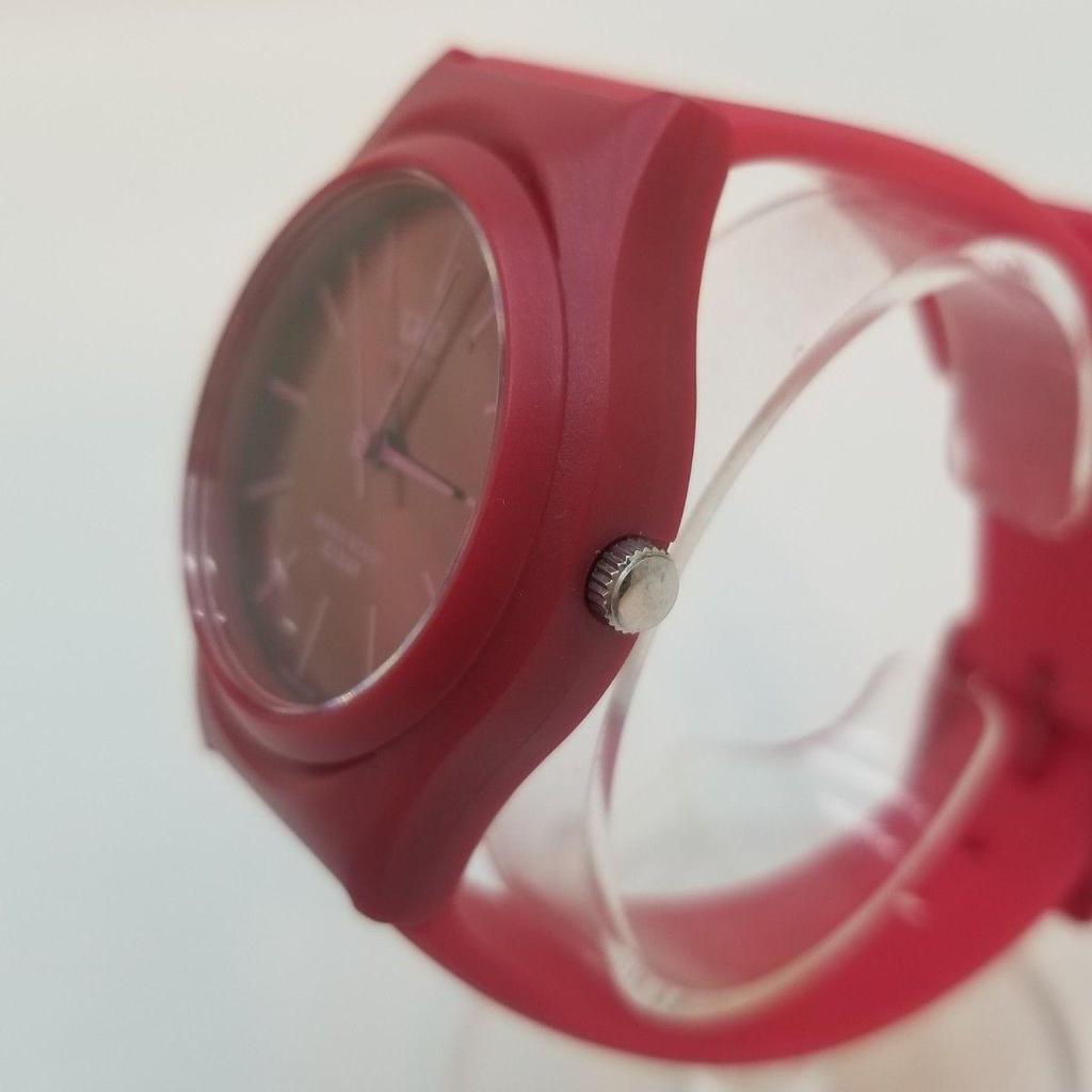 Used CITIZEN Q&Q Simple 3-hand Analog Watch Red