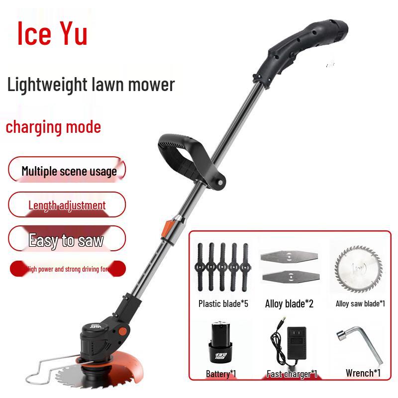 Bingyu Cordless Electric Grass Trimmer CN plug (adapter included)