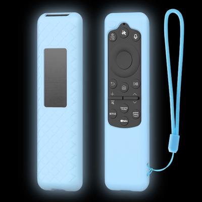 Siliconen TV Afstandsbediening Hoesje met Lanyard Schokbestendige Beschermhoes Protector voor Samsung BN59-01432A/BN59-01480L