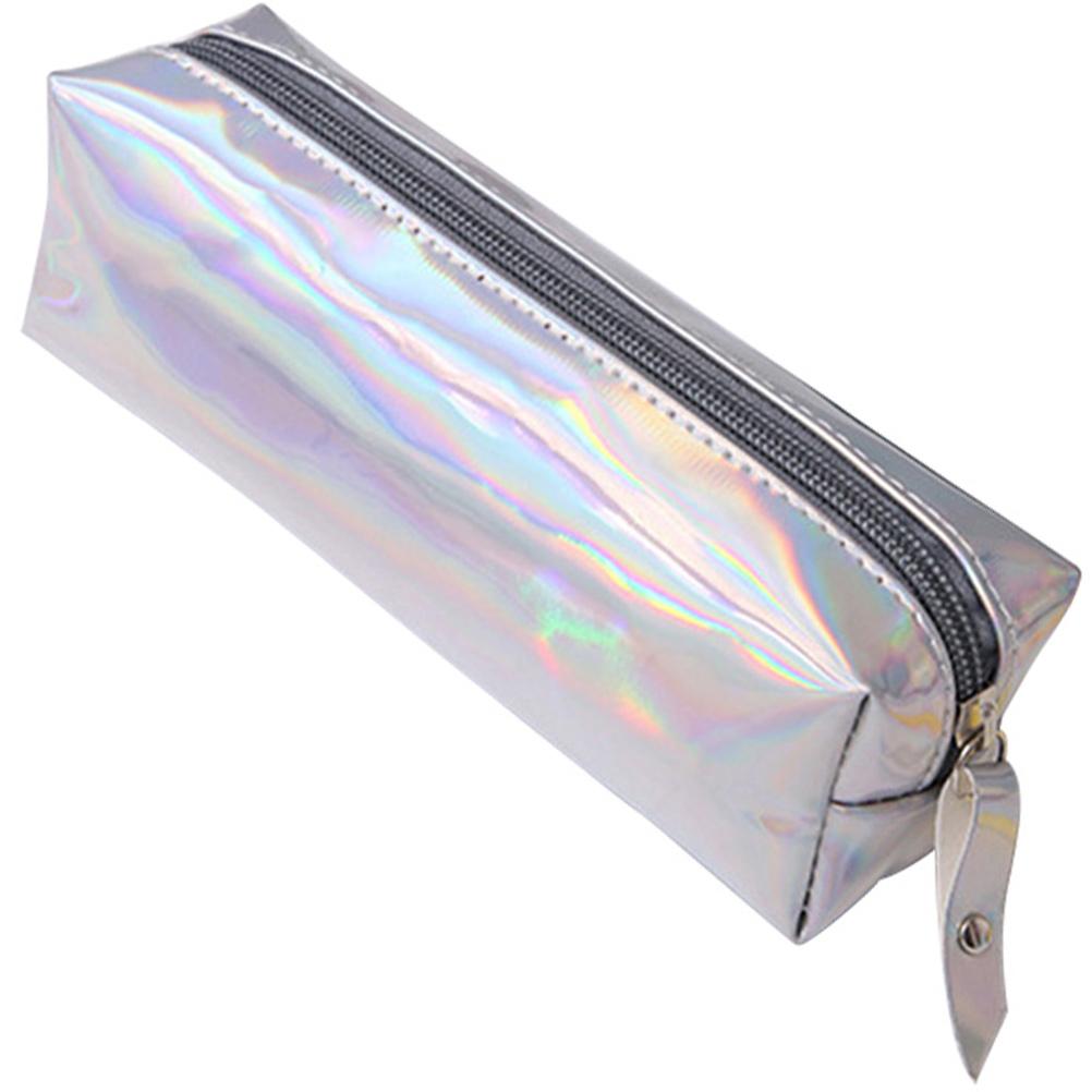 Gold Pencil Case Glitter Pen Bag Pouch Flexible Exquisite Craftsmanship Student Travel Gift Pencil Case