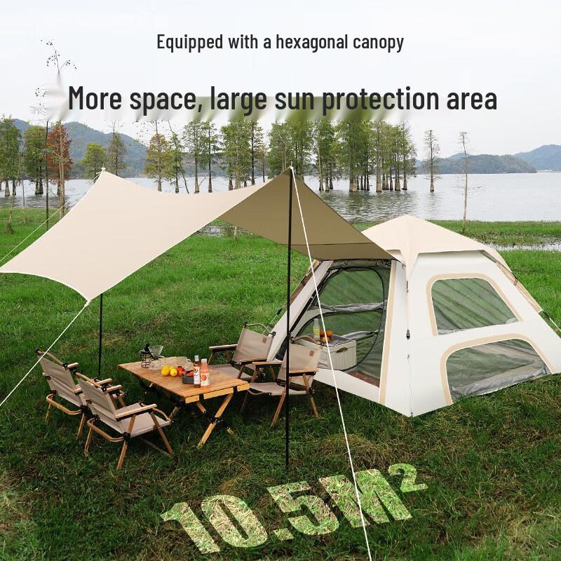 Feitu Music 2-in-1 Tent & Canopy Set