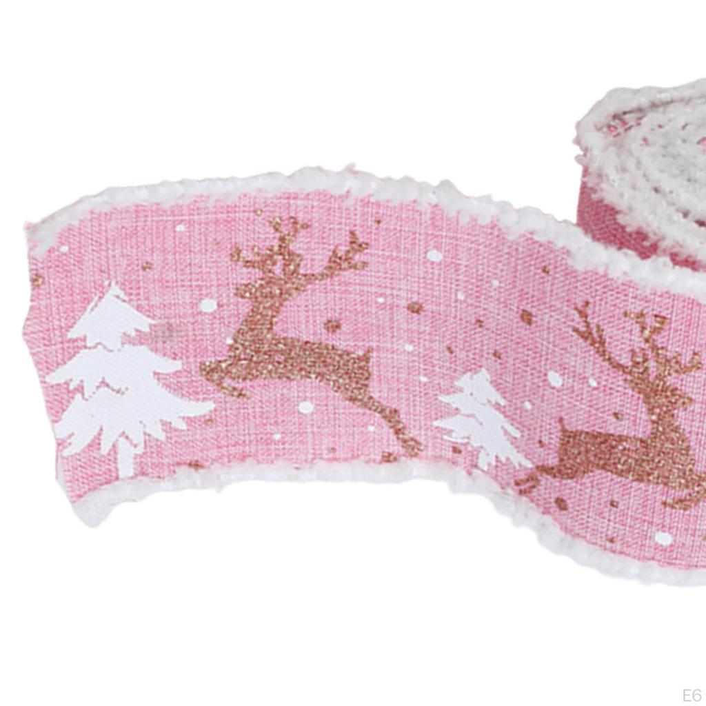 Christmas Ribbon Tree Decoration Crafting Decorative Gifts Wrapping for