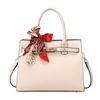 Luxury casual handbag for middle-aged mothers, 2024 summer new crocodile pattern handbag, elegant commuter tote bag for middle-aged women