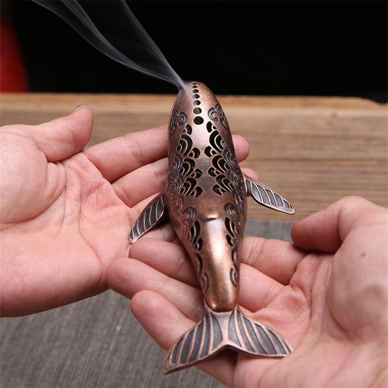 

Creative Censer Unique Mini Iron Carving Patterns Art Desktop Tabletop Ornament Bedroom Bookshelf