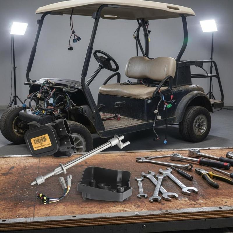 MCOR4 Pedal Sensor Kit Easy Installation Club Car Accelerator Assembly Golf Golf Vehicle Throttle Module Wiring Harness Included