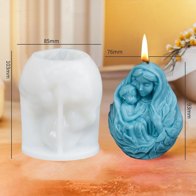 Candle Mold Aroma Soap Mold Silicone Mold Silicone For Crafting Enthusiasts Home Decor Mother'S Day