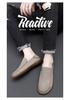 Breathable Men's Slip-On Loafers - Soft Rubber Sole for Spring/Autumn