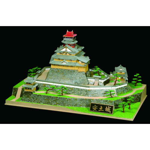 Doyusha 1/360 Japanese Castle Deluxe Azuchi Castle Plastic Model DX-6 Molded Color