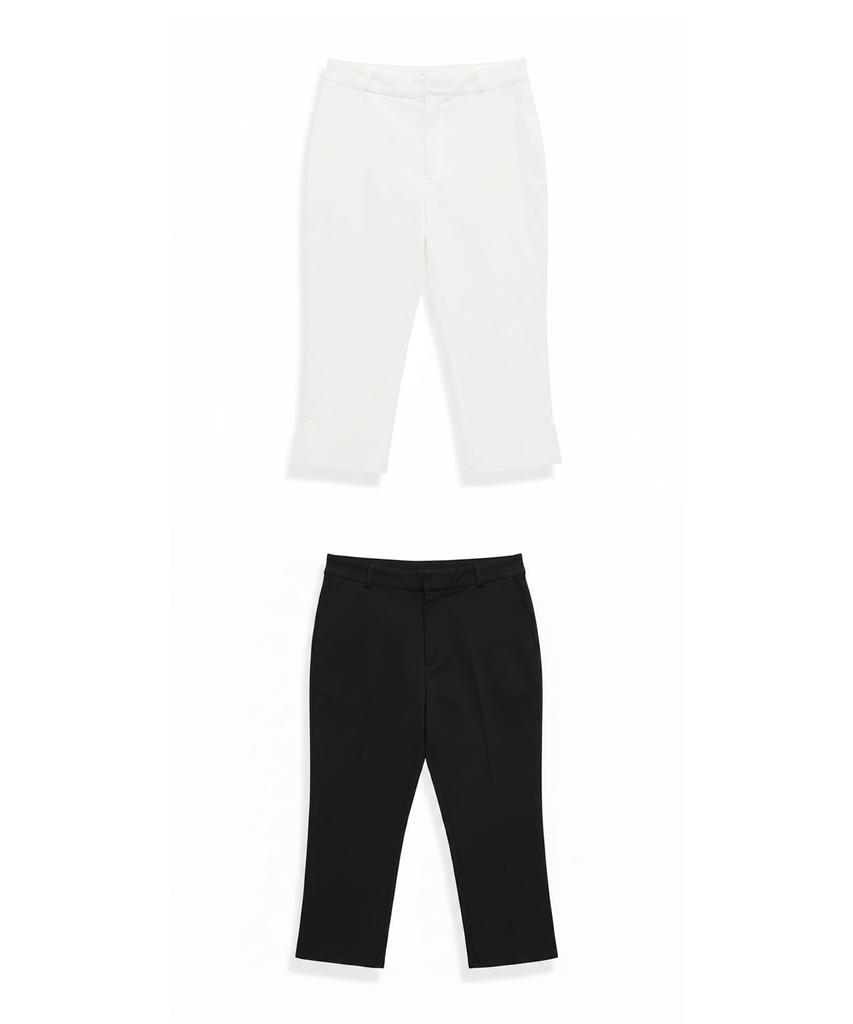 Nyuyogwogseu Basic Capri Pants 2 Colors