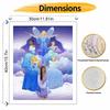 Disney Fairy Princesses Oil Paint Digital Painting Art Kit Handmade DIY Painting Kit Home Decor