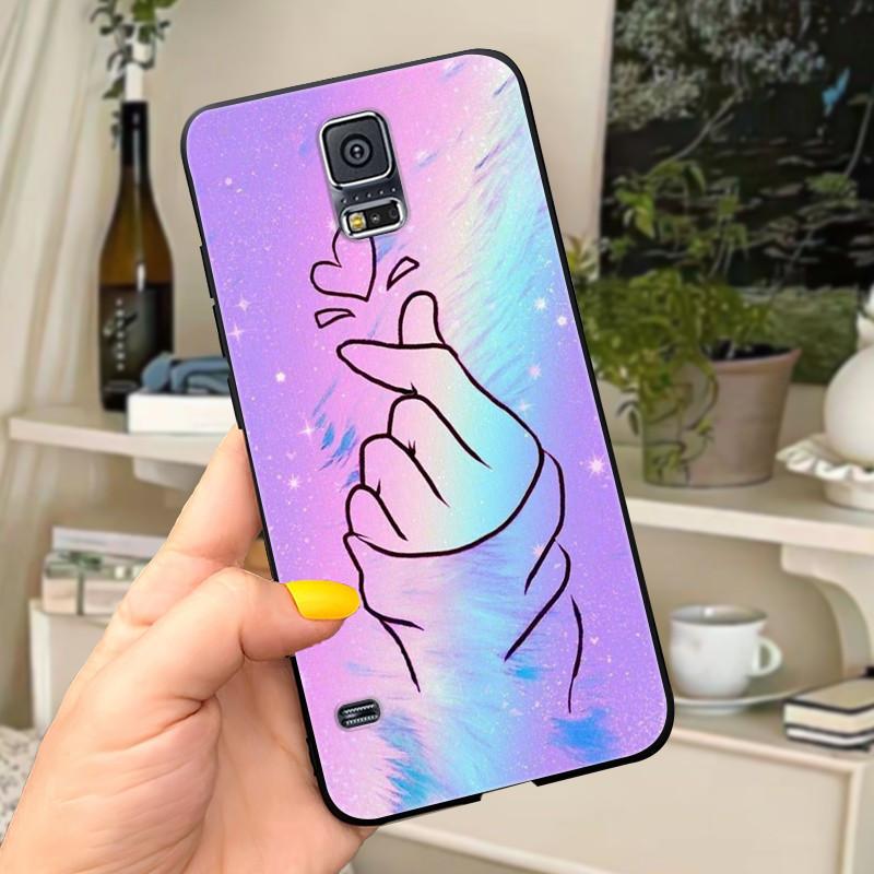 For Samsung s5 Case on For Samsung Galaxy S5 S 5 i9600 Soft Silicone Back Cover Silicone Case For Samsung S5 Neo Phone Cover
