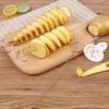 Spiral Patates Dilimleme Kesici Spiral 3 Dize Döndür Patates Dilimleme Paslanmaz Çelik Plastik DIY Mutfak Alet Sebze Araçları