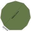 Jundingying 3M Hexagonal Camping Tarp