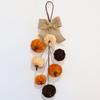 Farmhouse Style Pumpkin Wall Hanging Handmade Artificial Pumpkin Wreath  Farmhouse