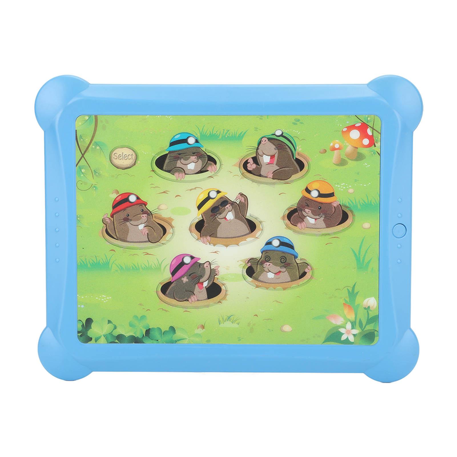 

Электрическая игрушка для отбивания кротов улучшает координацию 7 светодиодных ламп портативный электронный игровой планшет для синий