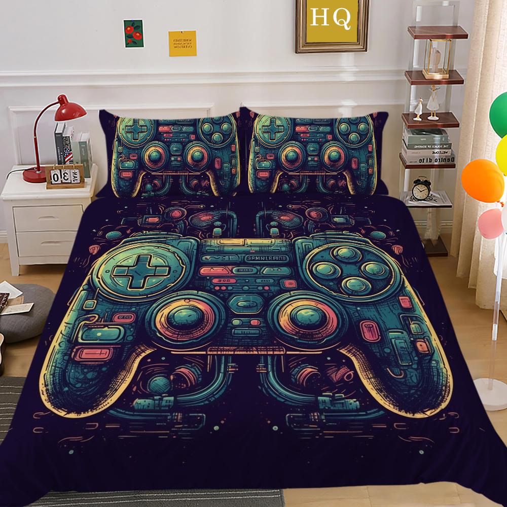 Housse de couette 3D à la mode, couvre-lit de maison, taille Queen, costumes, housse de couette douce, ensembles de literie de luxe