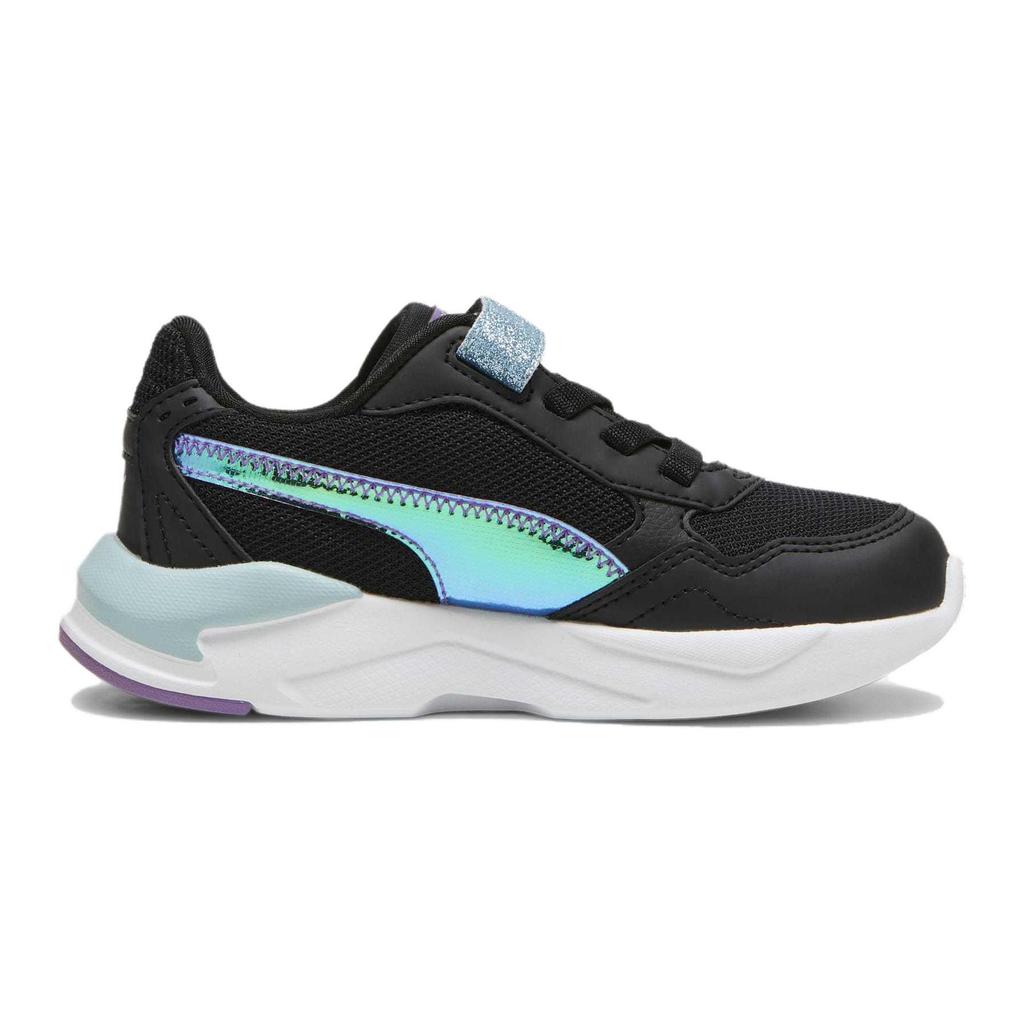 Puma X-Ray Speed Lite Deep Dive Low Top Casual Shoes Kids Casual Shoes Black Purple White 396567-02