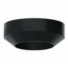 Black Toilet Sealing Ring Cistern Seal Pan Cone Shaped Conical Doughnut Washer