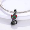 Charm Bead Charms Copper Cute Pets Cat Collection Pendant Charm Bead Charms Fits 3mm Bracelets Necklaces Women Luxury Do It Yourself Jewellery Festiva