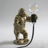 Resin Animal Gorilla Table Lamp Small Mini Gorilla Ornaments Cute LED Lights Home Decor Luminaire Craft Lampe De Table Design