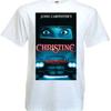 Camiseta Christine V Blanca Cartel De Pelcula Todas Las Tallas S XL Vintage Washed Top For Everyday Wear Stylish Homme